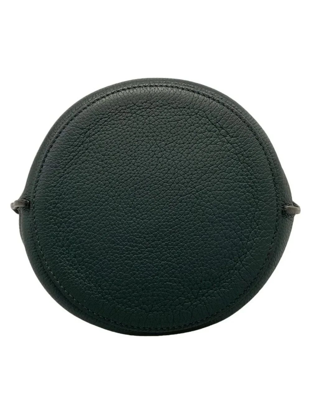 Celine Tote Big Bucket Nano Dark Green Leather
